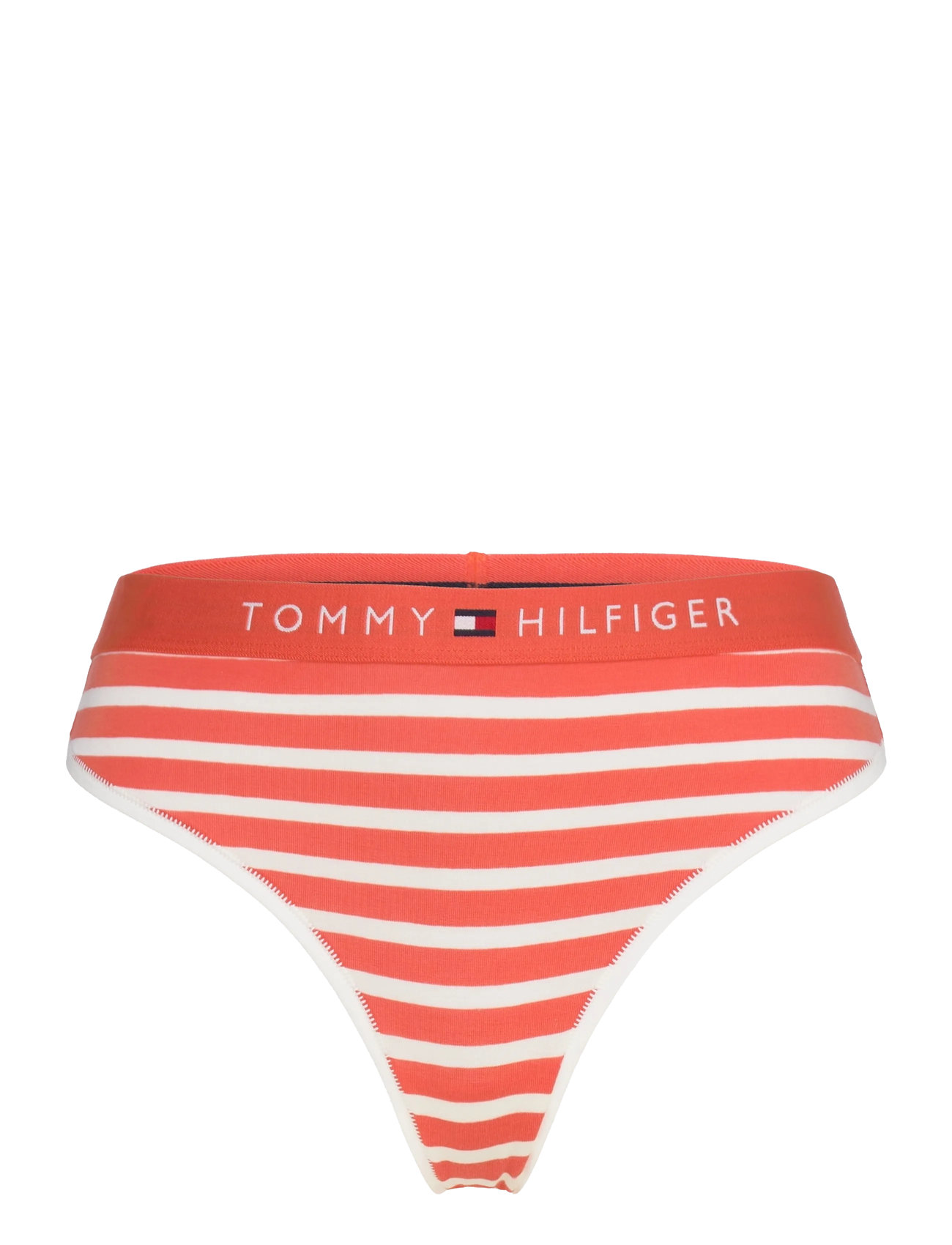 Thong Print Stringtruse Undertøy Orange Tommy Hilfiger