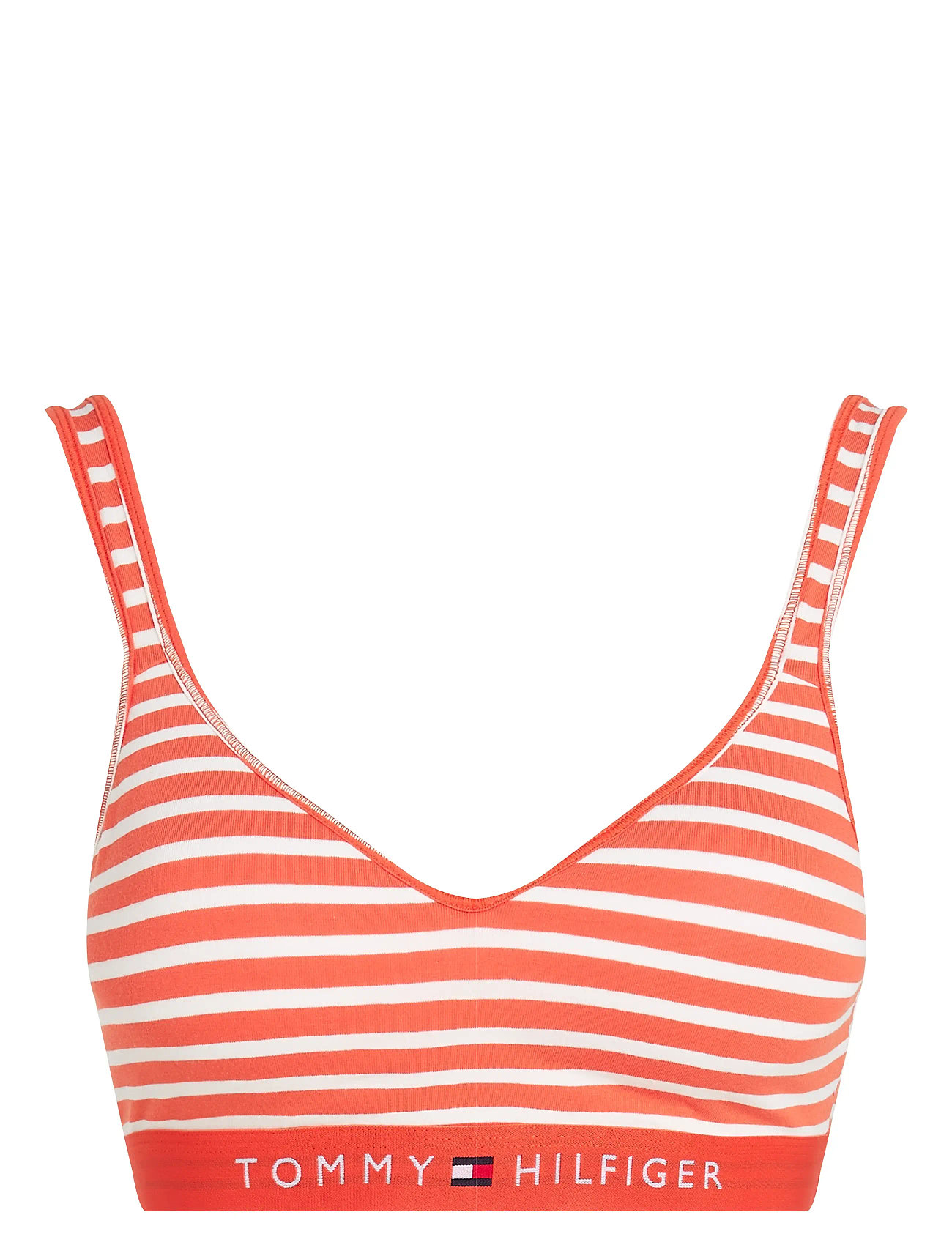 Bralette Lift Print Lingerie Bras & Tops Soft Bras Bralette Orange Tommy Hilfiger