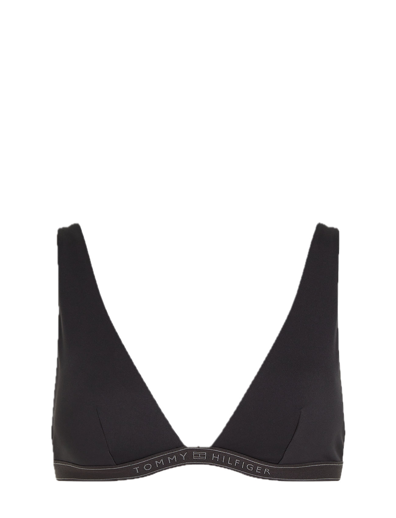 Plunge Rp Swimwear Bikinis Bikini Tops Triangle Bikinitops Black Tommy Hilfiger
