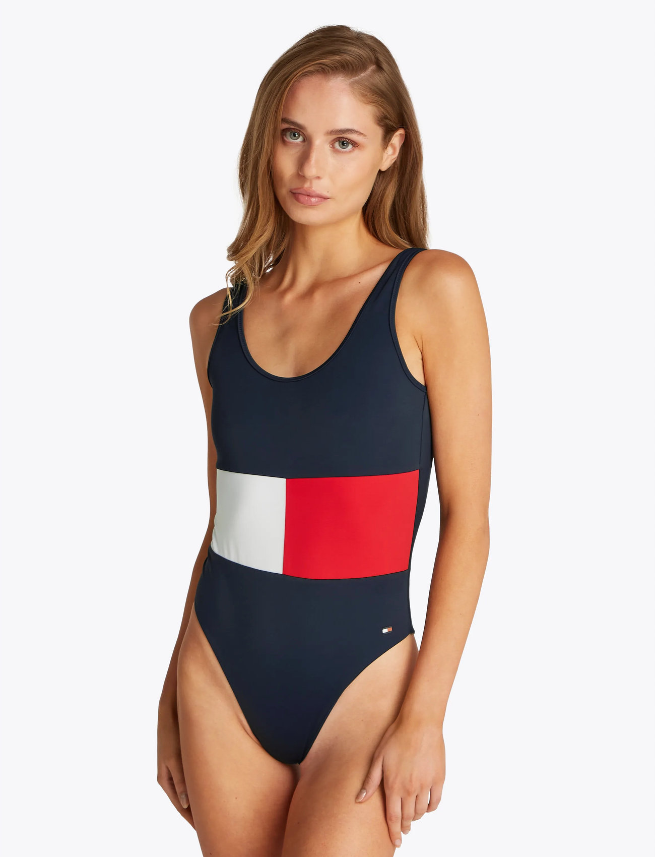 Tommy Hilfiger One Piece (Ext Sizes), XS, Navy, Badetøj > Badedragter, Dame