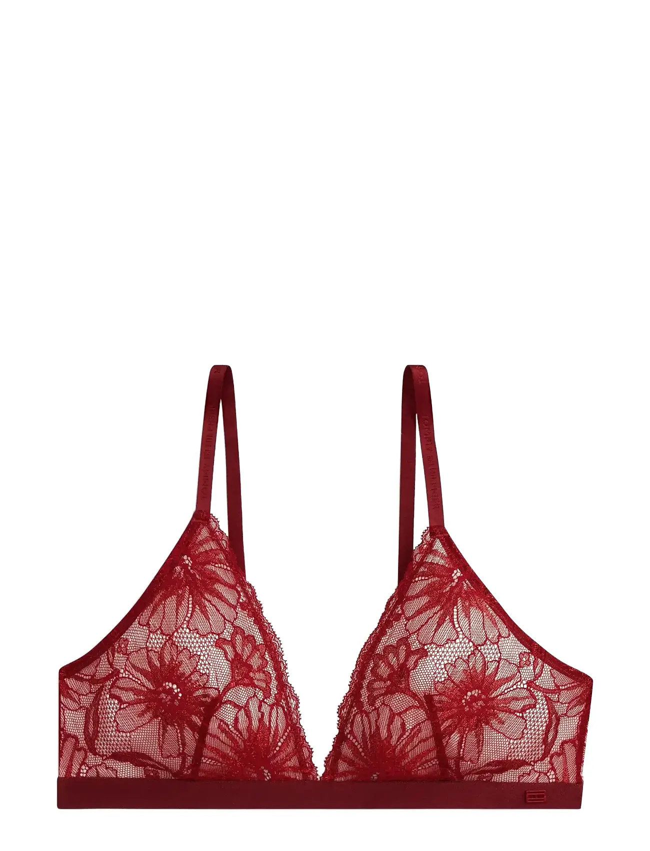 TOMMY HILFIGER Lurex Triangle Rot - M - Damen