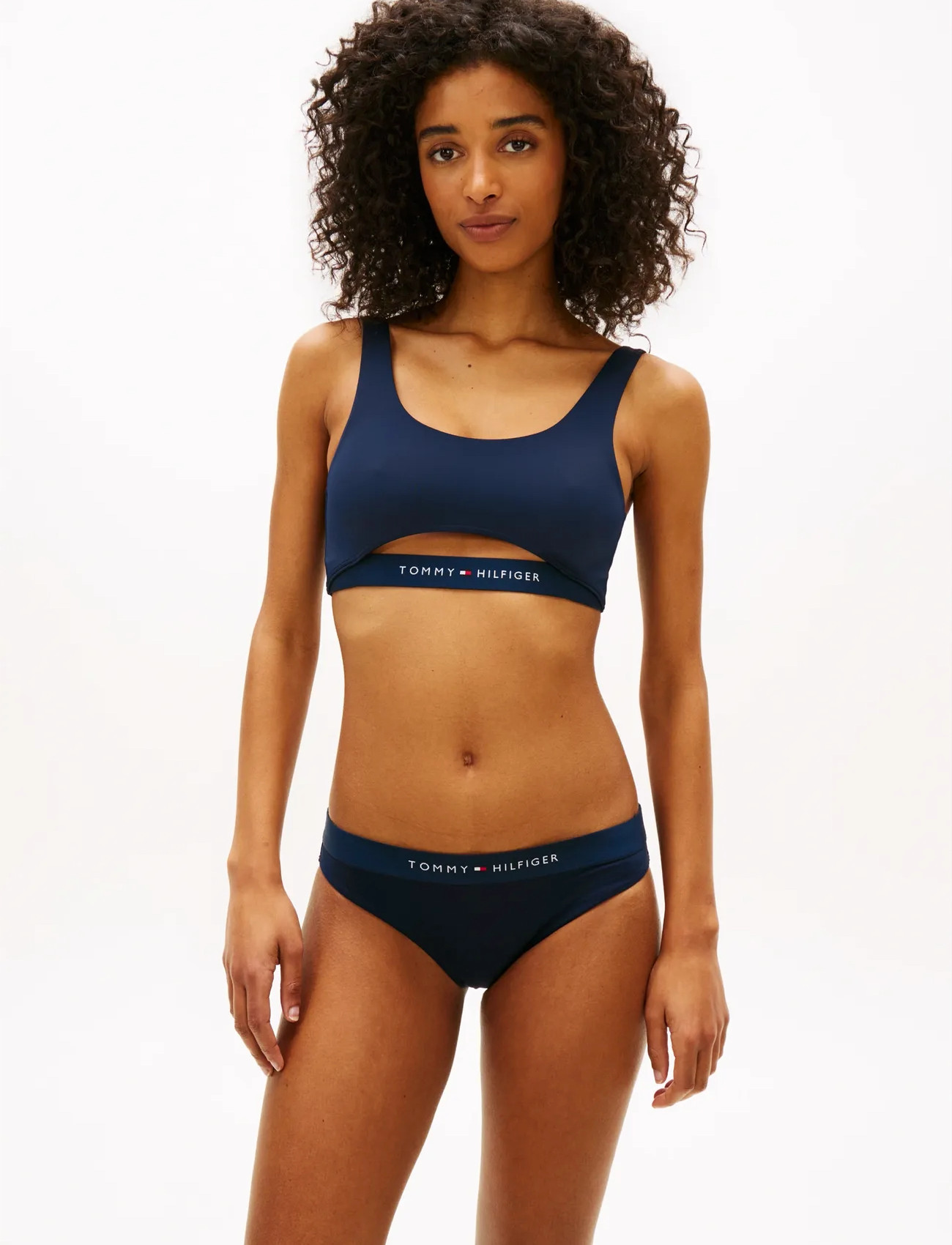 Tommy Hilfiger Classic Bikini, S, Navy, Bikiniunderdele > Bikinitrusser, Dame