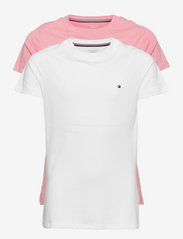 Tommy Hilfiger - 2P CN TEE SS - rose tan/white - 0