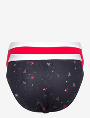 Tommy Hilfiger - 2P BIKINI PRINT - socks & underwear - festive scatter/primary red - 2
