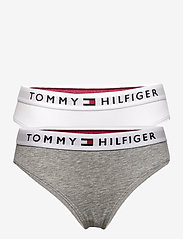 Tommy Hilfiger - 2P BIKINI - socks & underwear - mid grey heather/white - 0
