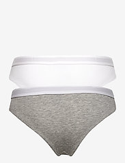 Tommy Hilfiger - 2P BIKINI - socks & underwear - mid grey heather/white - 2