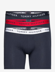 Tommy Hilfiger - 3P BOXER BRIEF WB - boxer briefs - prim red/white/desert sky - 0