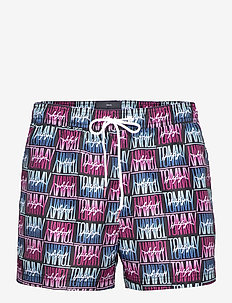 SF SHORT DRAWSTRING-PRINT - boxer shorts - tommy branded print