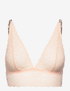 TRIANGLE BRALETTE - strapless bras - delicate peach