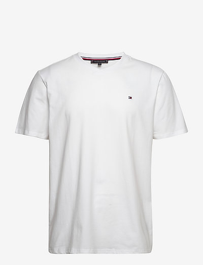 OVERSIZED V NECK TEE - basic t-shirts - white