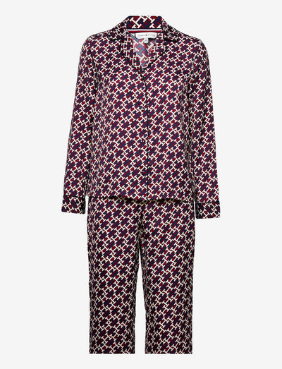 LONG SLEEVE PJ SET MONOGRAM - pidžamas - medium amd