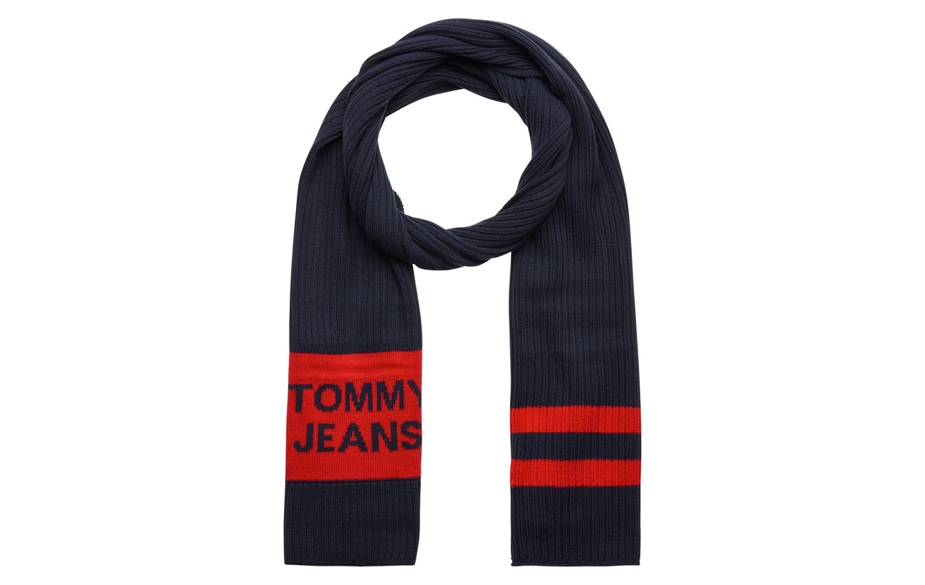 tommy hilfiger logo scarf