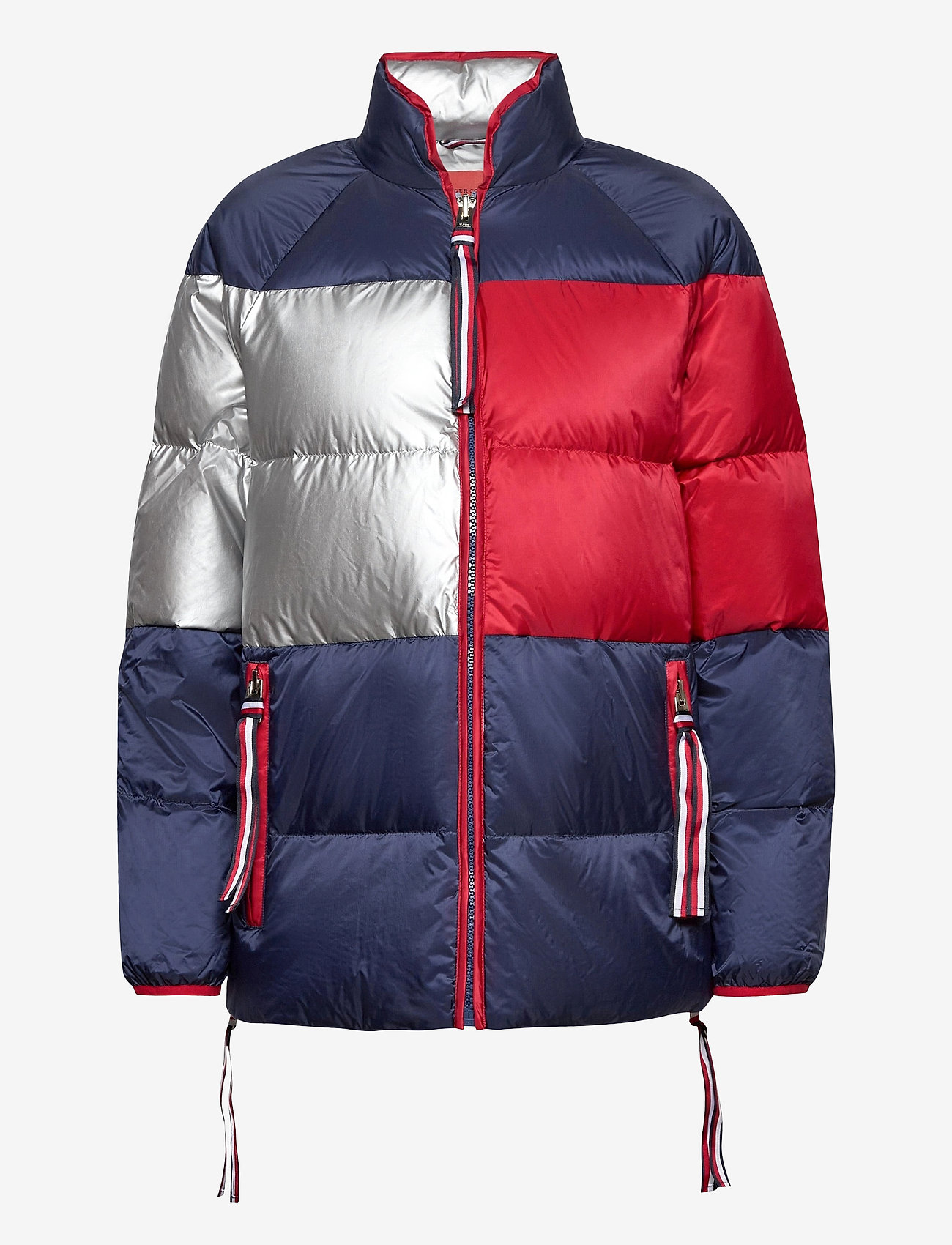 Tommy Hilfiger - ICON SHORT DOWN COAT - winter jackets - peacoat / multi - 0