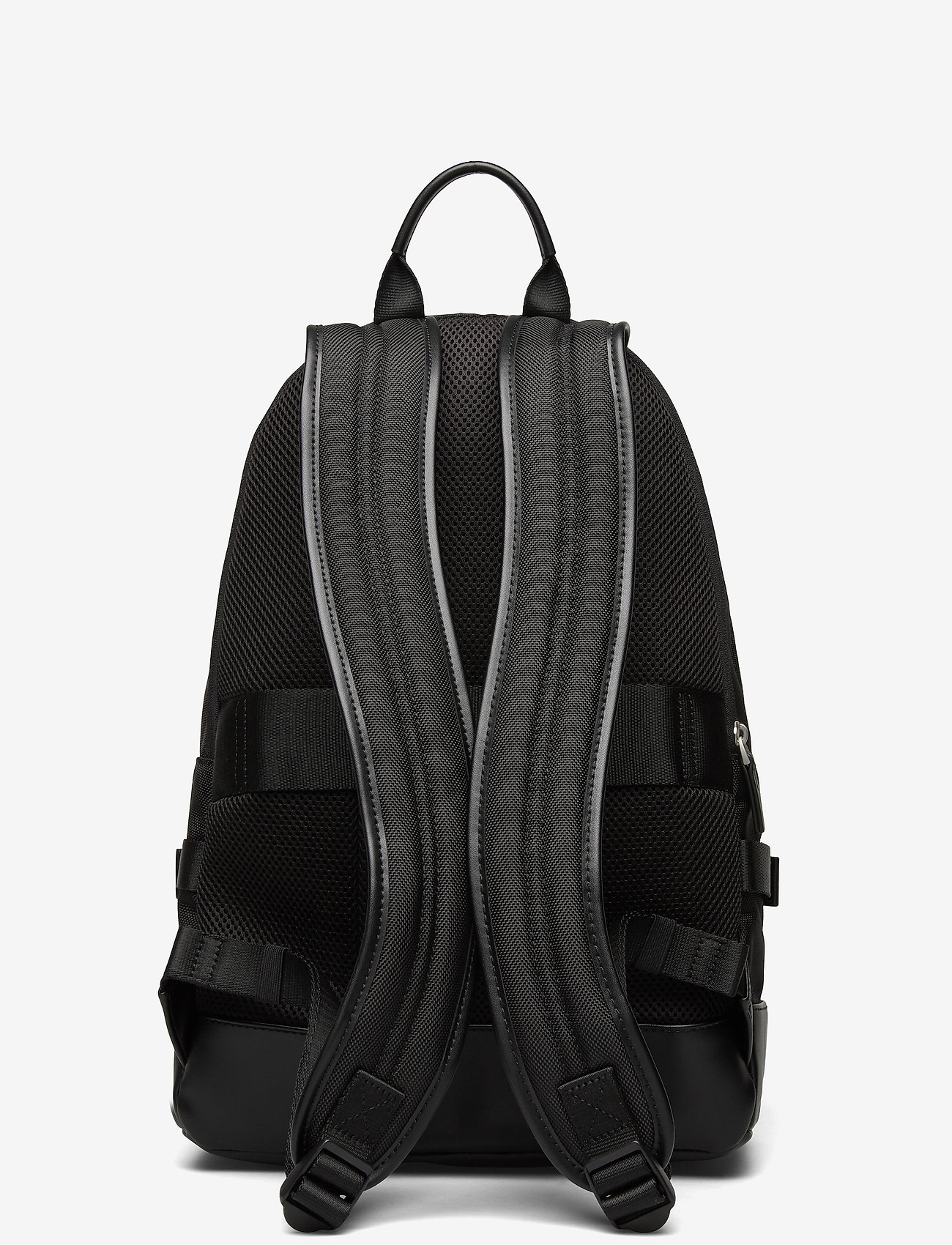 tommy hilfiger all black backpack