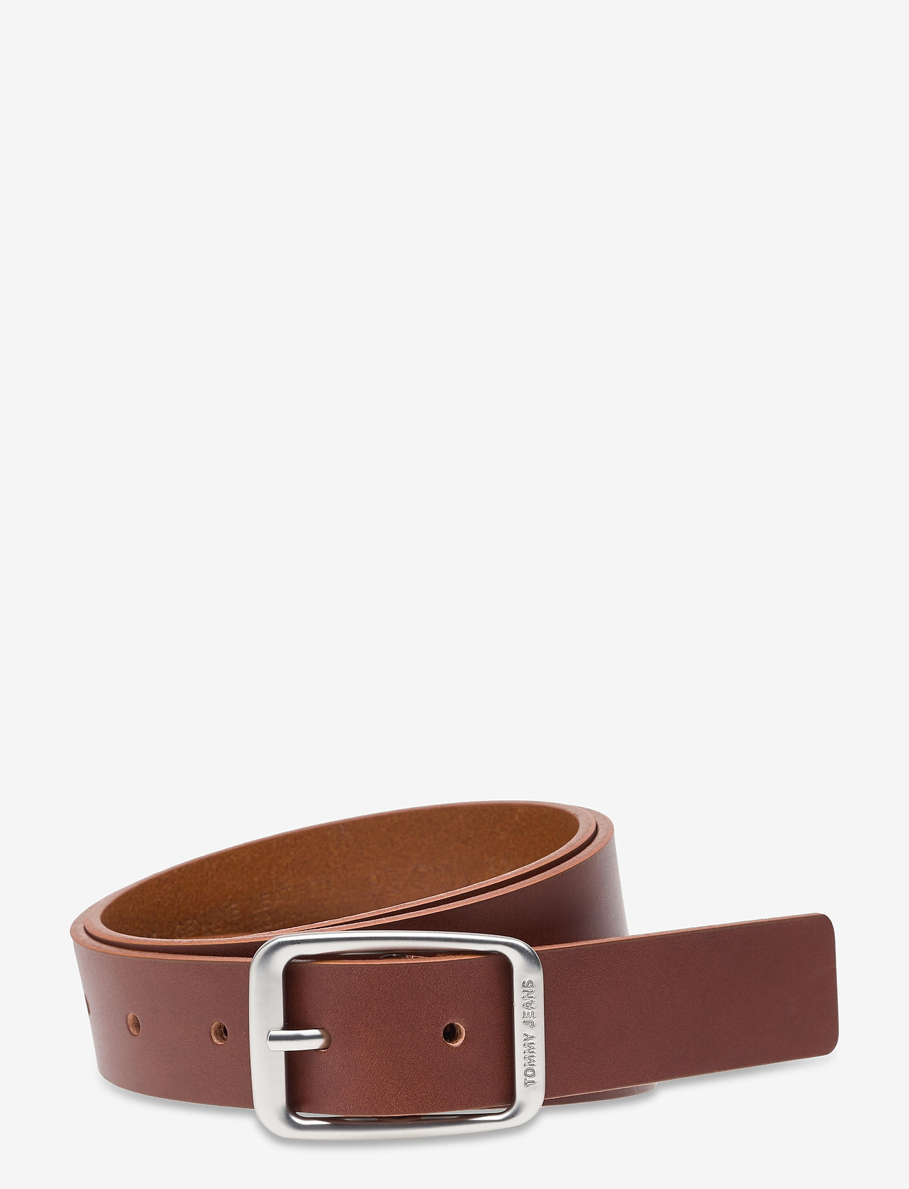 dark tan leather belt