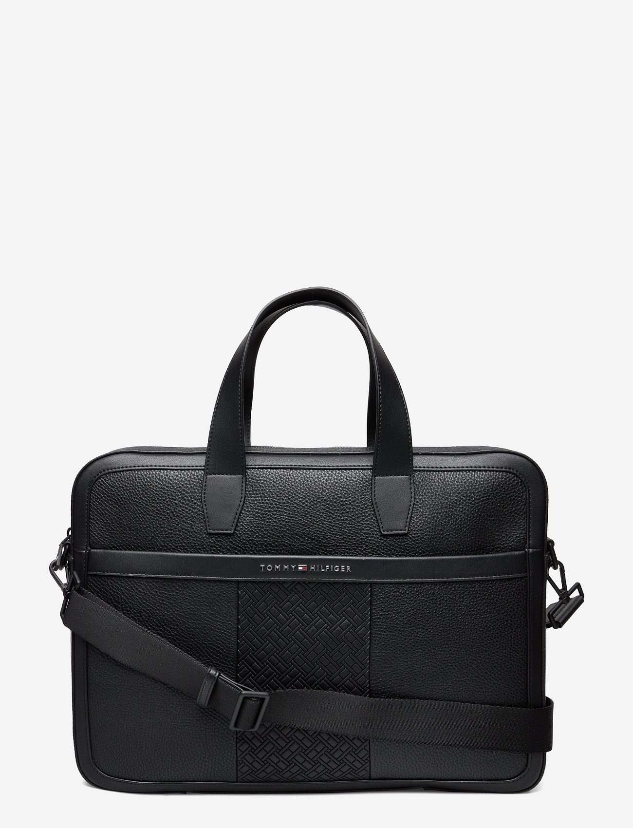 tommy hilfiger leather computer bag