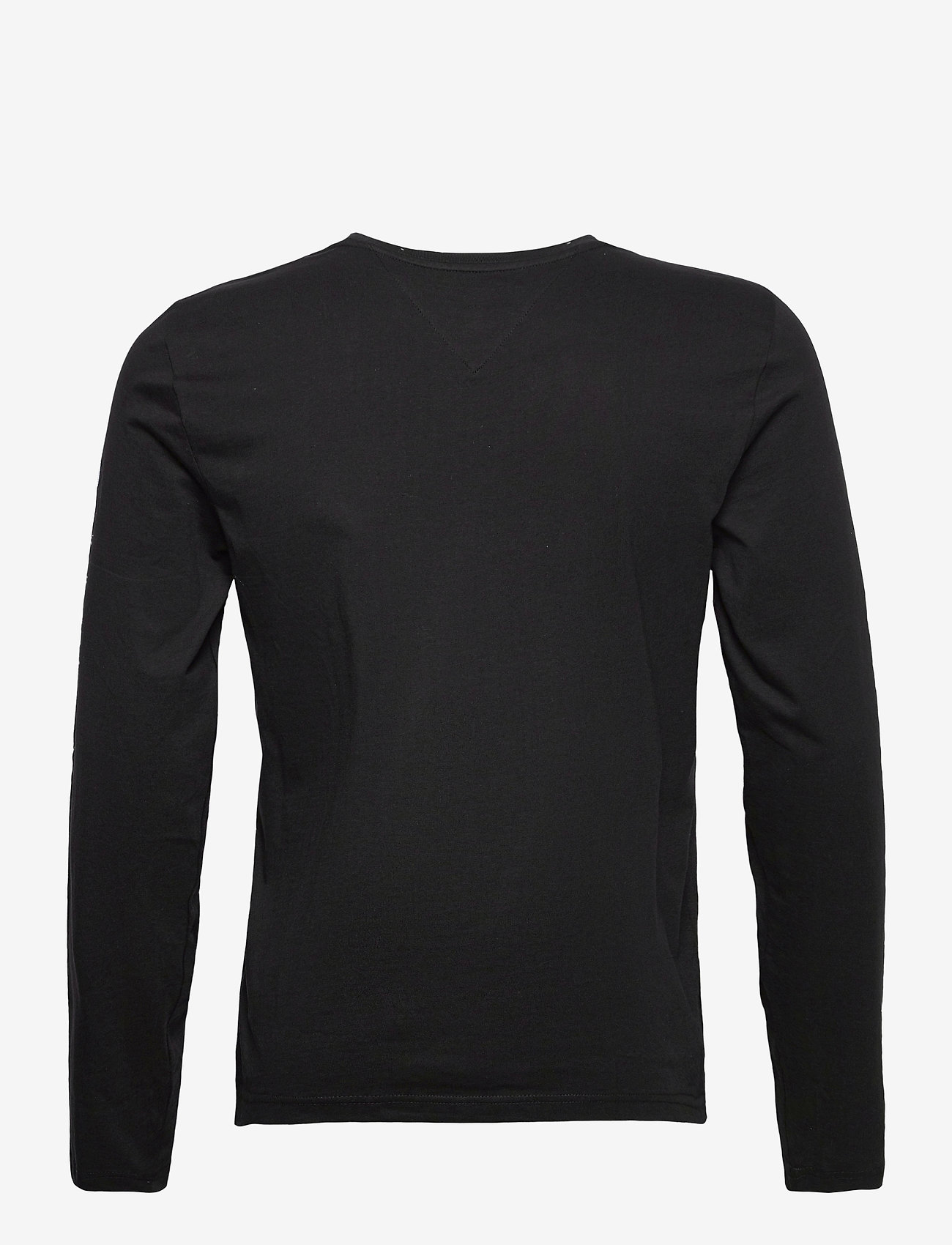 Tommy Hilfiger - TOMMY LOGO LONG SLEEVE TEE - t-shirts basiques - black - 1