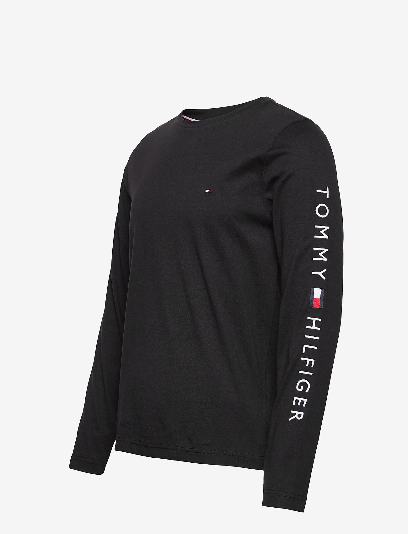 Tommy Hilfiger - TOMMY LOGO LONG SLEEVE TEE - t-shirts basiques - black - 2