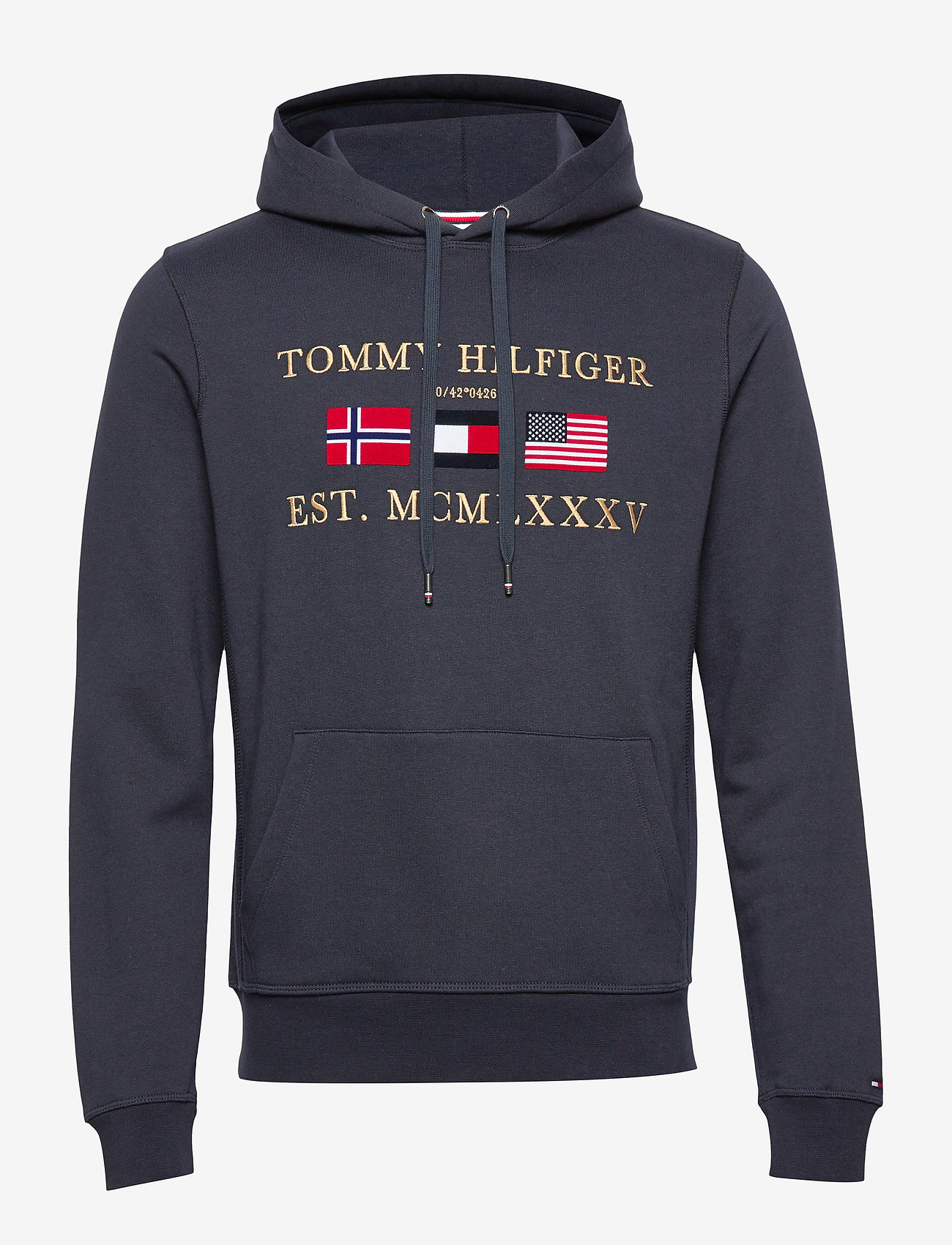 tommy hilfiger hoodie with flags