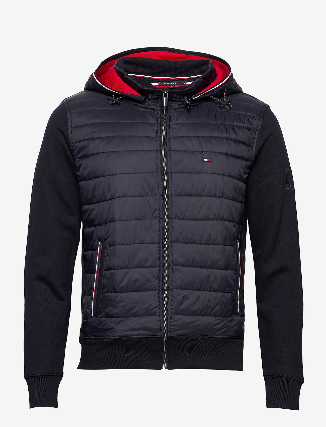 Mixed Media Hooded Zip Through (Desert Sky) (199 €) Tommy Hilfiger