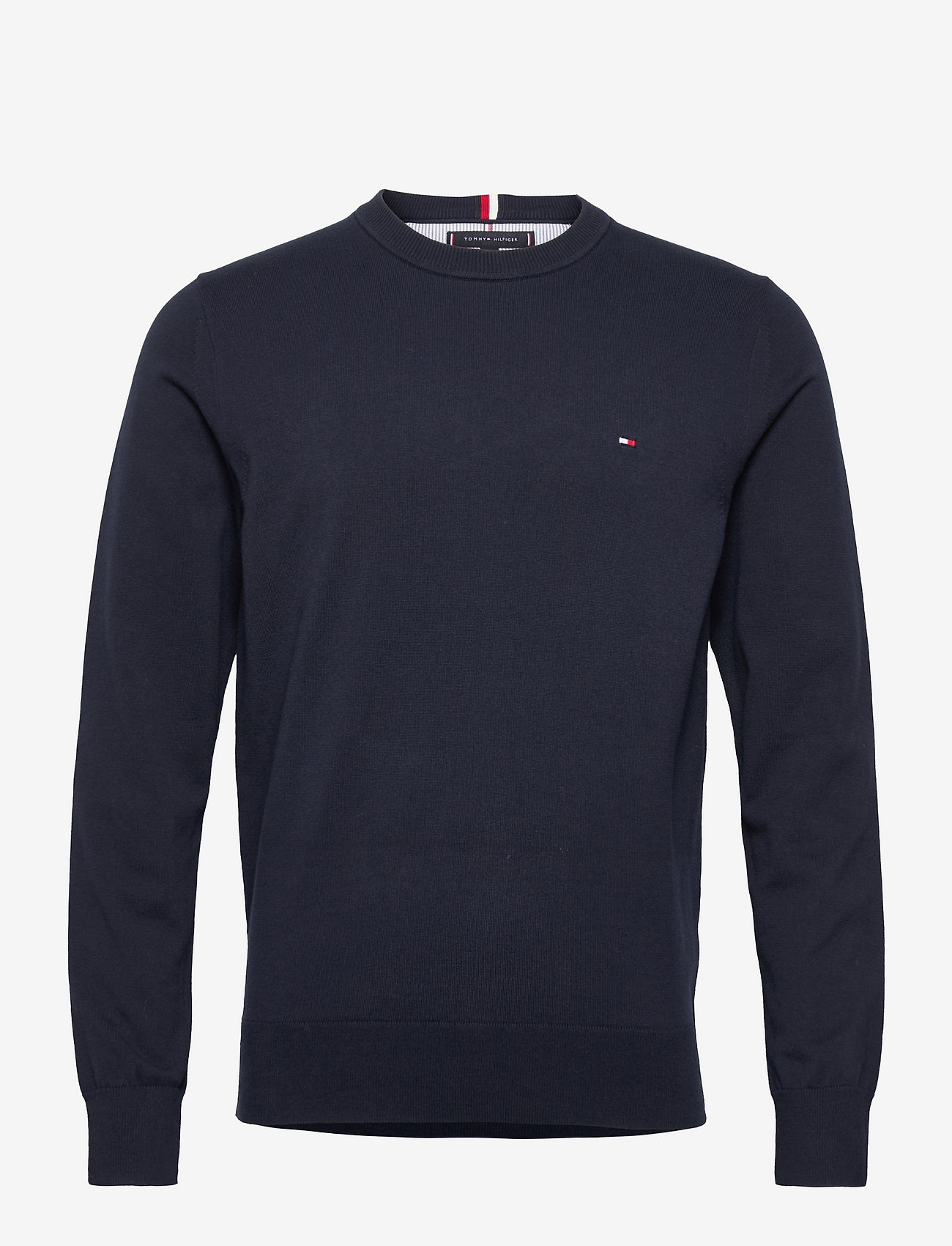 tommy hilfiger black crew neck sweater