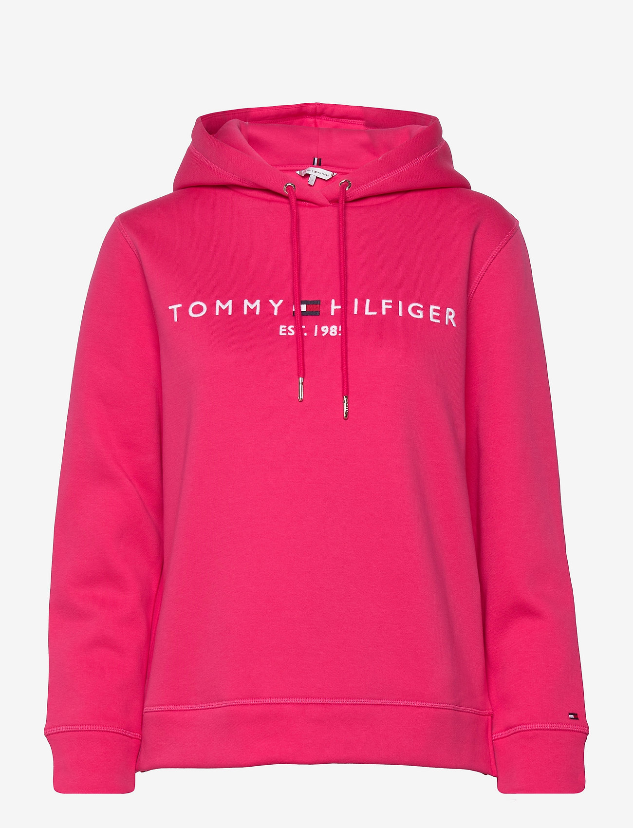 Tommy Hilfiger - REGULAR HILFIGER HOODIE - džemperi ar kapuci - pink splendor - 0