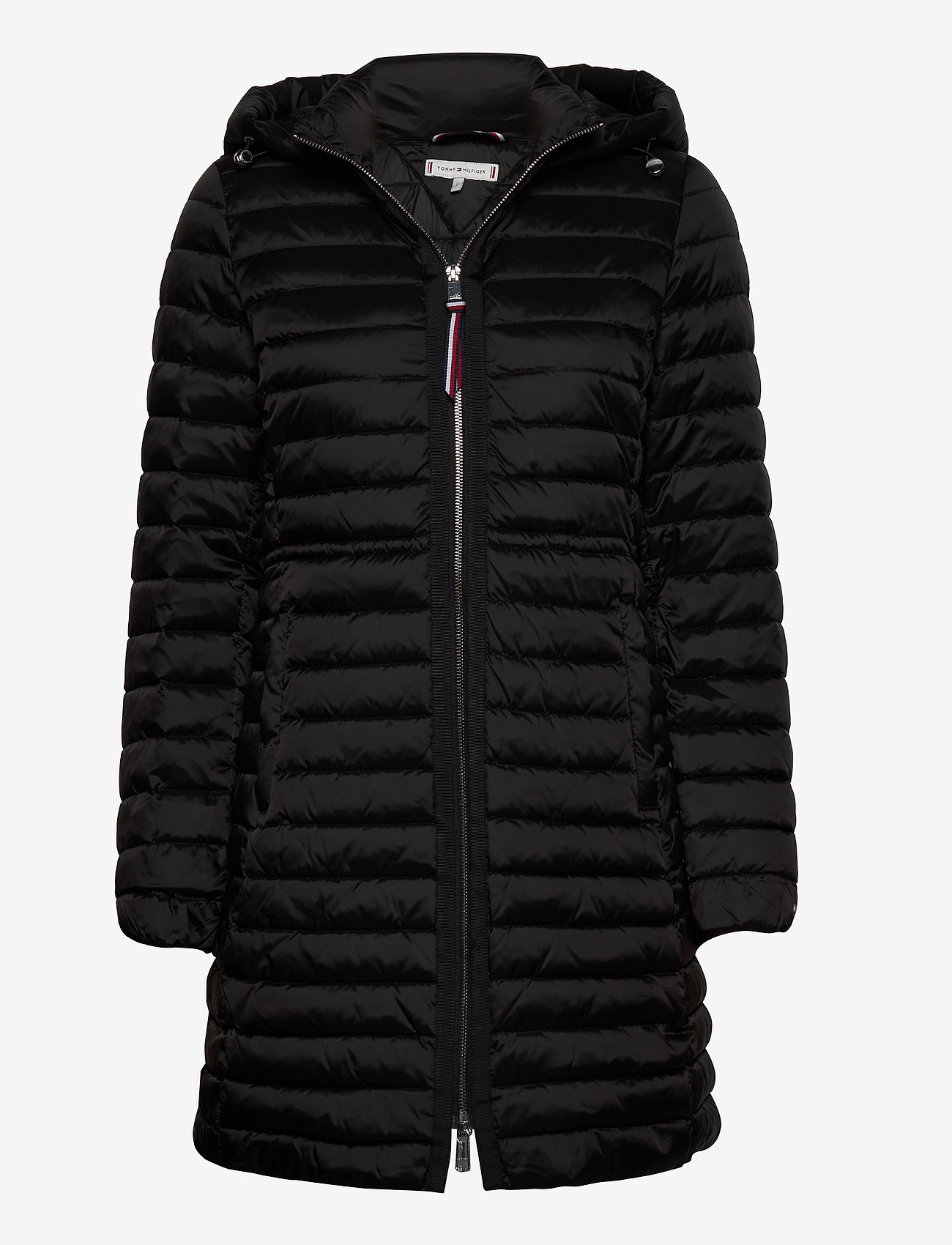 tommy hilfiger long hooded fill coat