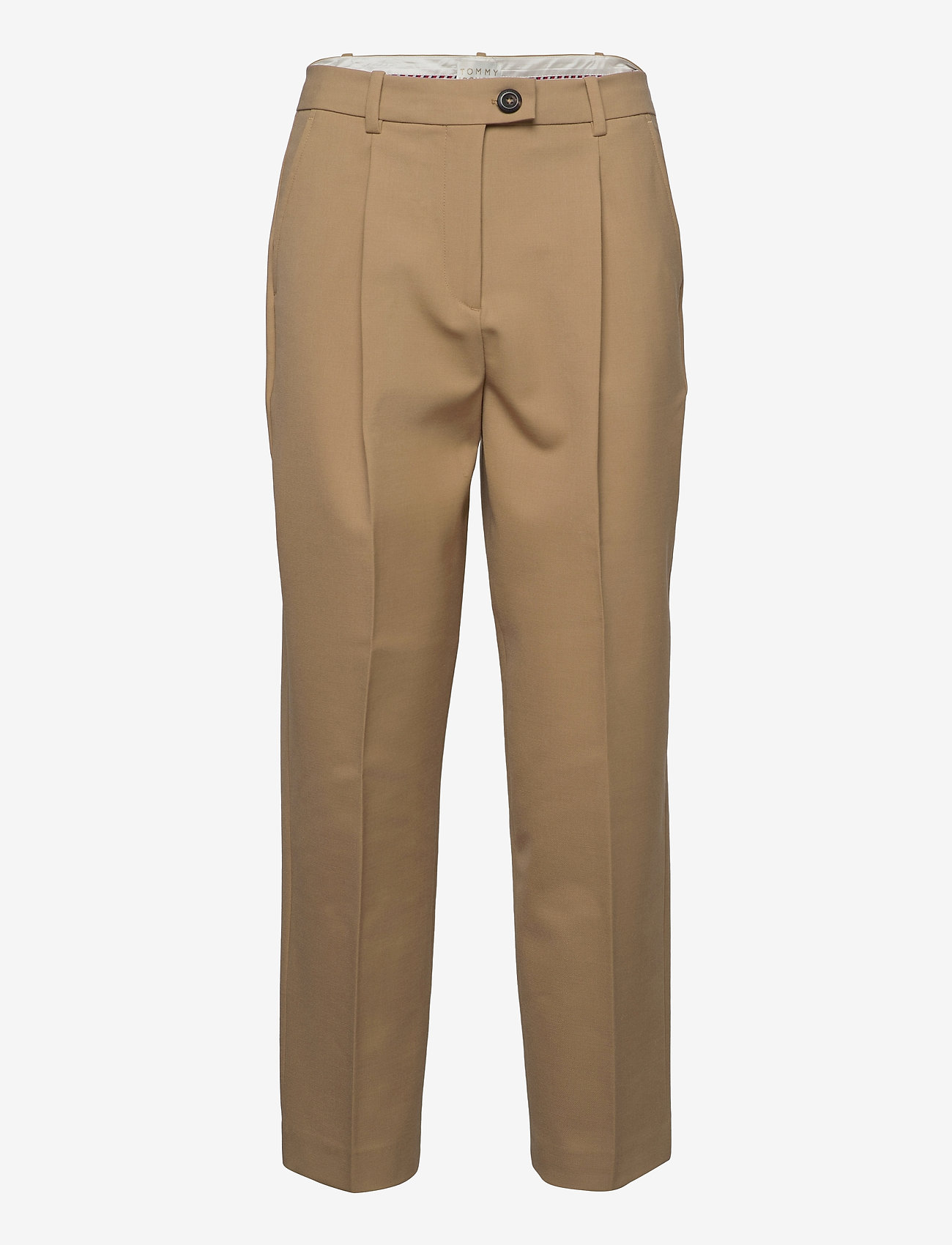 Tommy Hilfiger Icon Wool Tapered Al Pant - Trousers | Boozt.com
