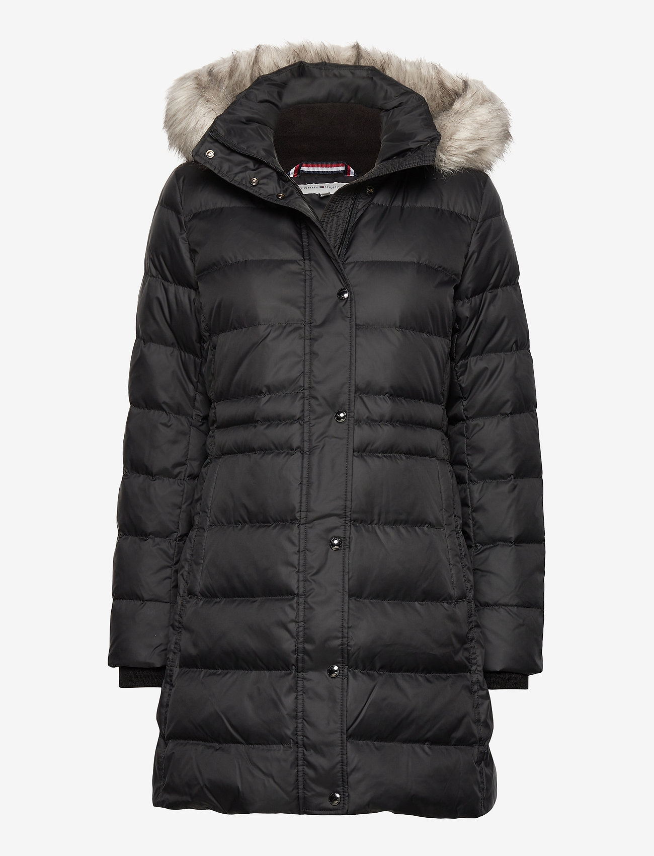 Th Ess Tyra Down Coat With Fur (Black 