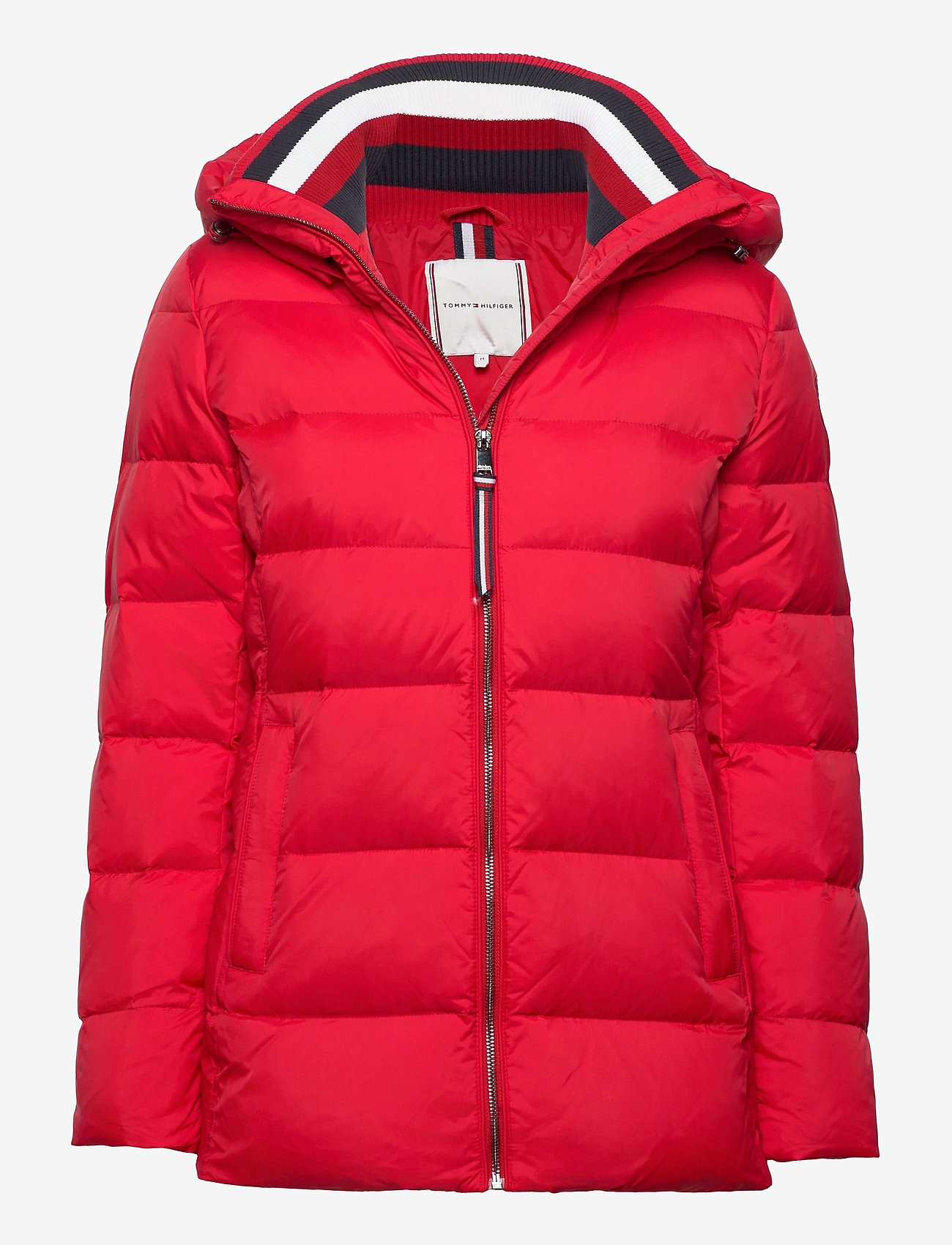 tommy hilfiger parka red