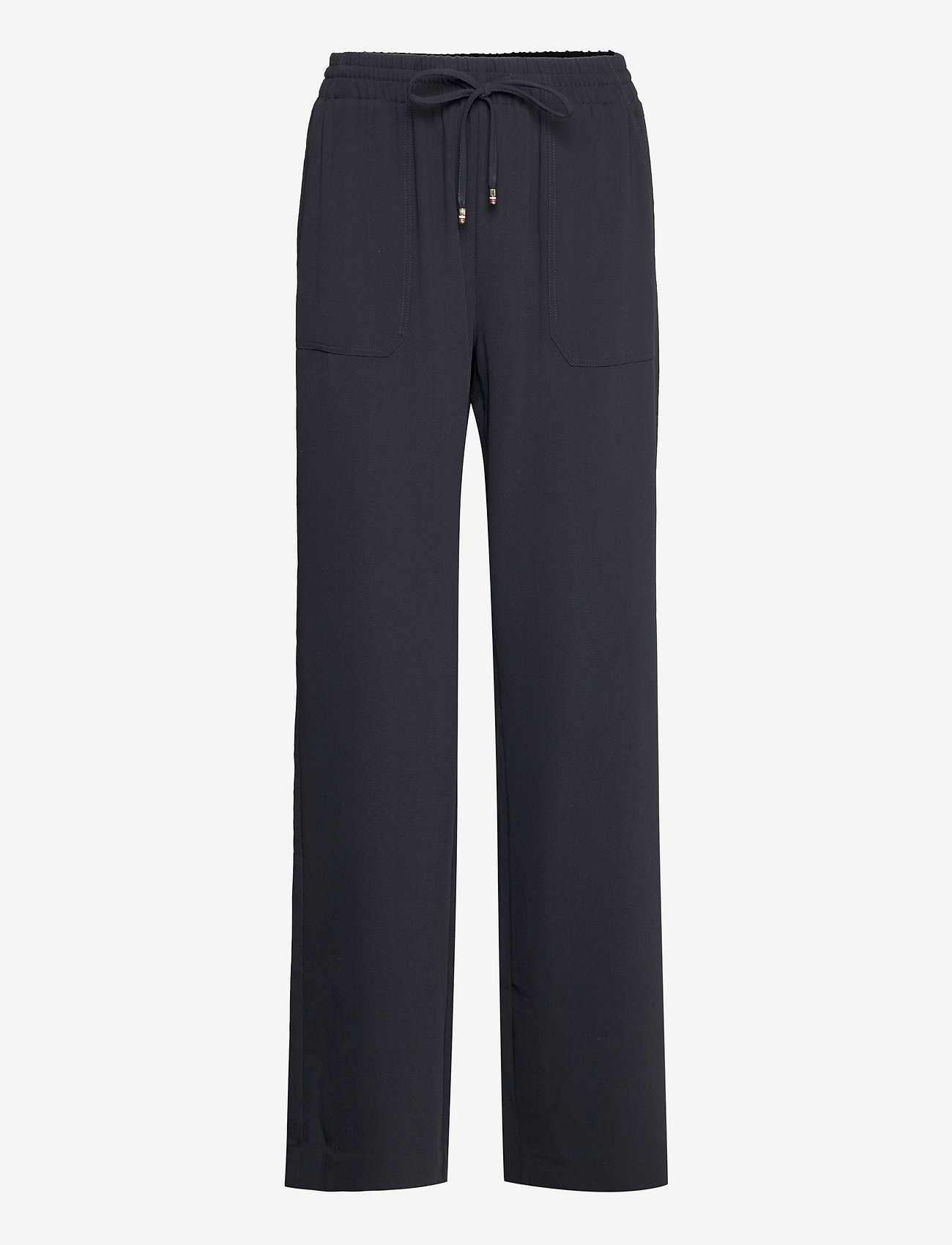 pull on straight leg trousers