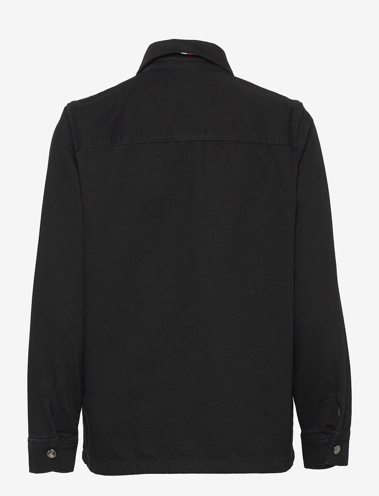Tommy Hilfiger Dnm Shacket Shirt Black - Long-sleeved | Boozt.com