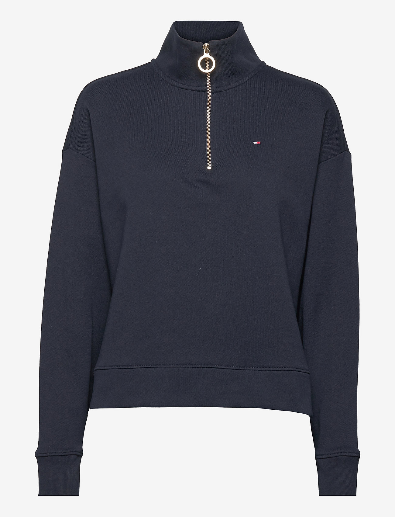 tommy hilfiger navy half zip