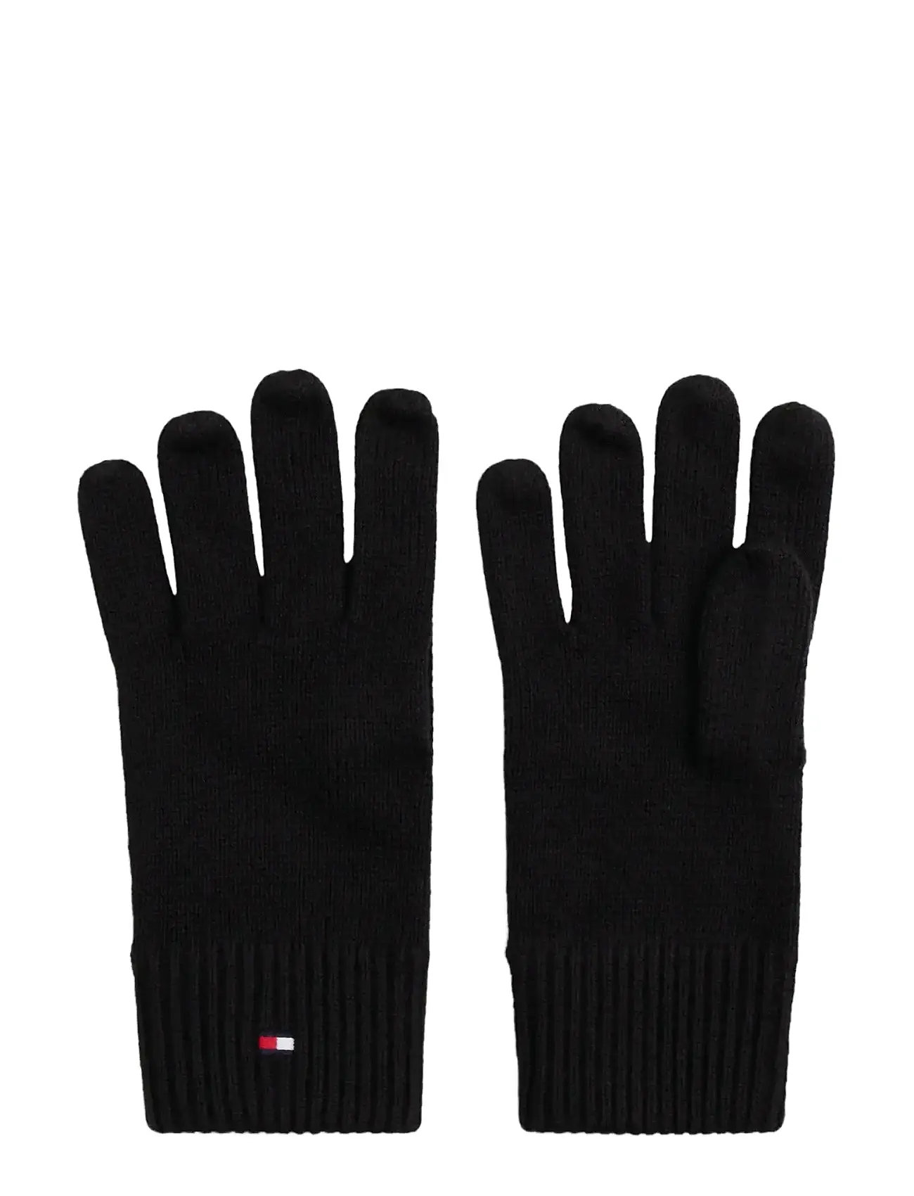 TOMMY HILFIGER Essentials Flag Handschuhe Schwarz - One Size - Herren
