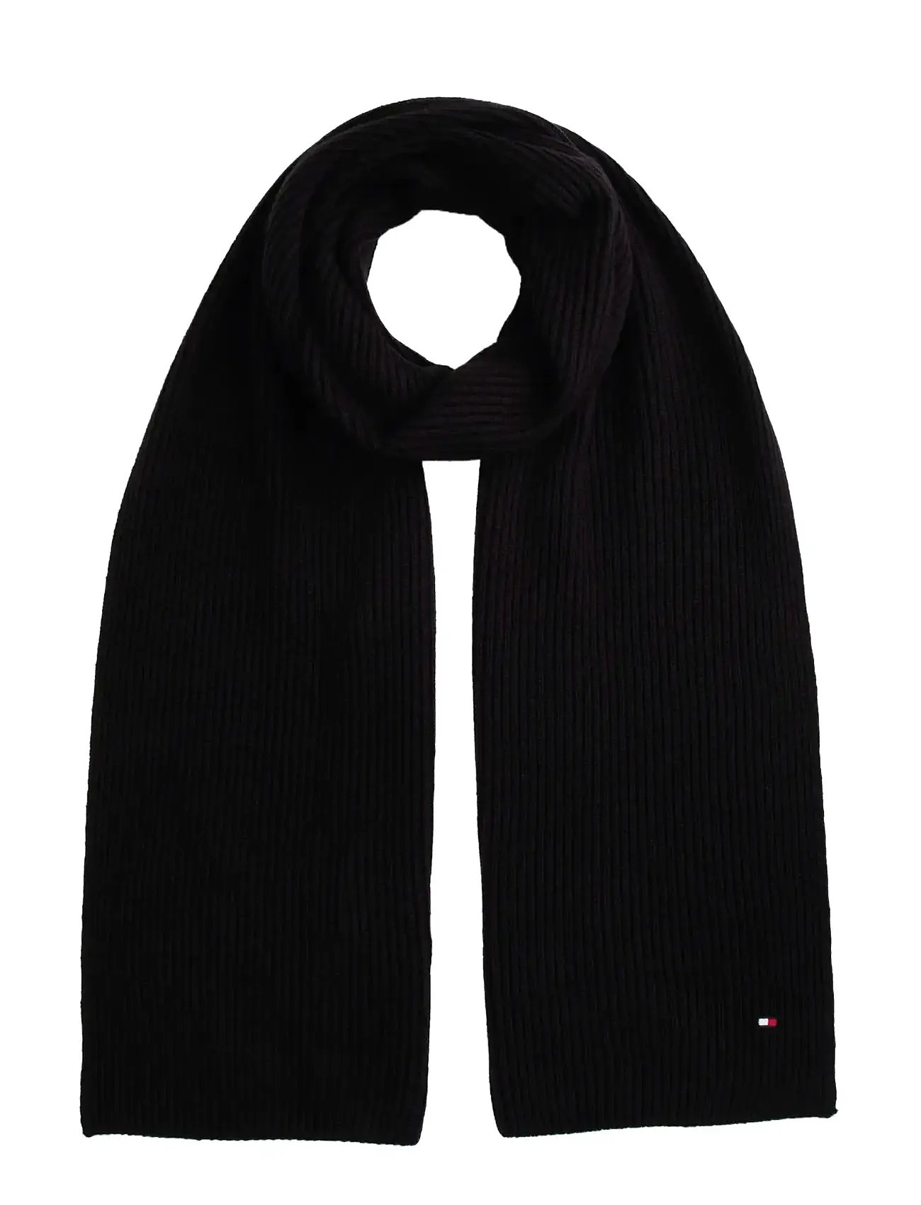 TOMMY HILFIGER Th Flag Pima Baumwolle Cash Schal Schwarz - One Size - Herren