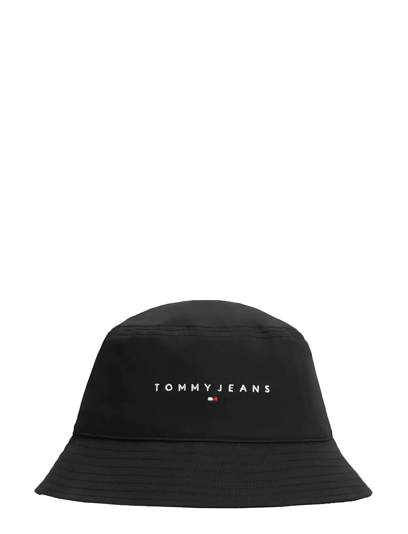 Tommy Hilfiger Tjm Linear Logo Bucket, One Size, Black, Hovedbeklædning > Spandhatte, Herre