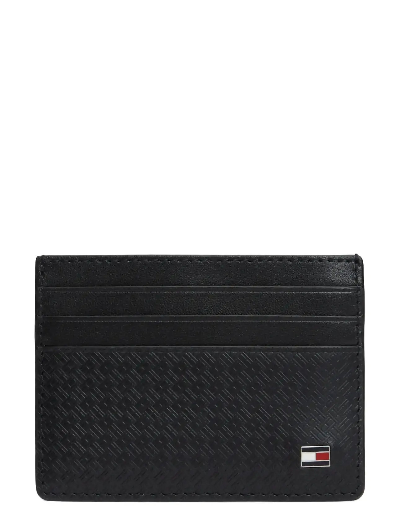 Tommy Hilfiger Th Emboss Cc Holder, One Size, Black, Punge > Kortholder, Herre