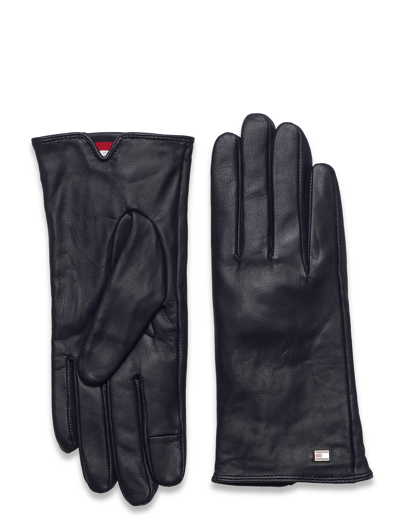 Leather Gloves Handsker Sort Tommy handsker fra Tommy Hilfiger til dame i Sort - Pashion.dk