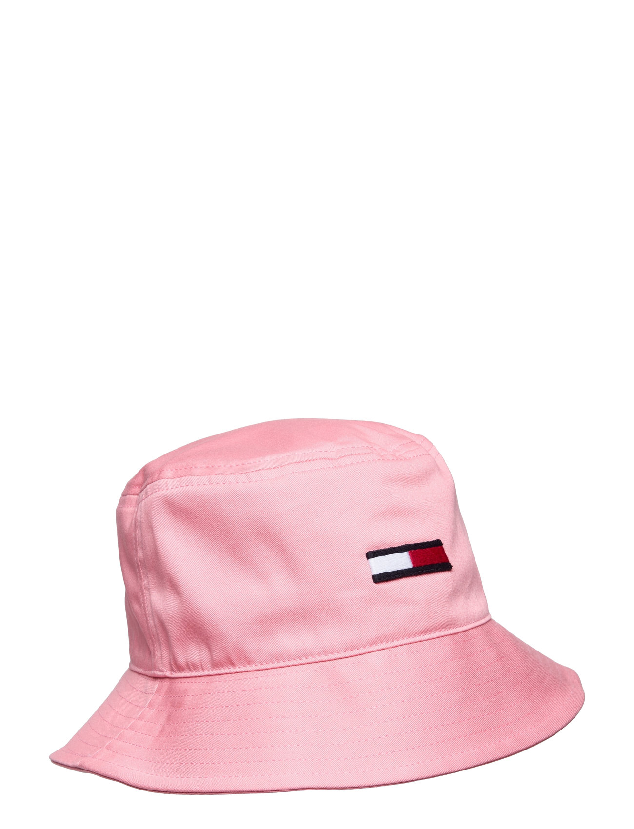 Tjw Elongated Flag Bucket Hat Accessories Headwear Bucket Hats Pink Tommy Hilfiger