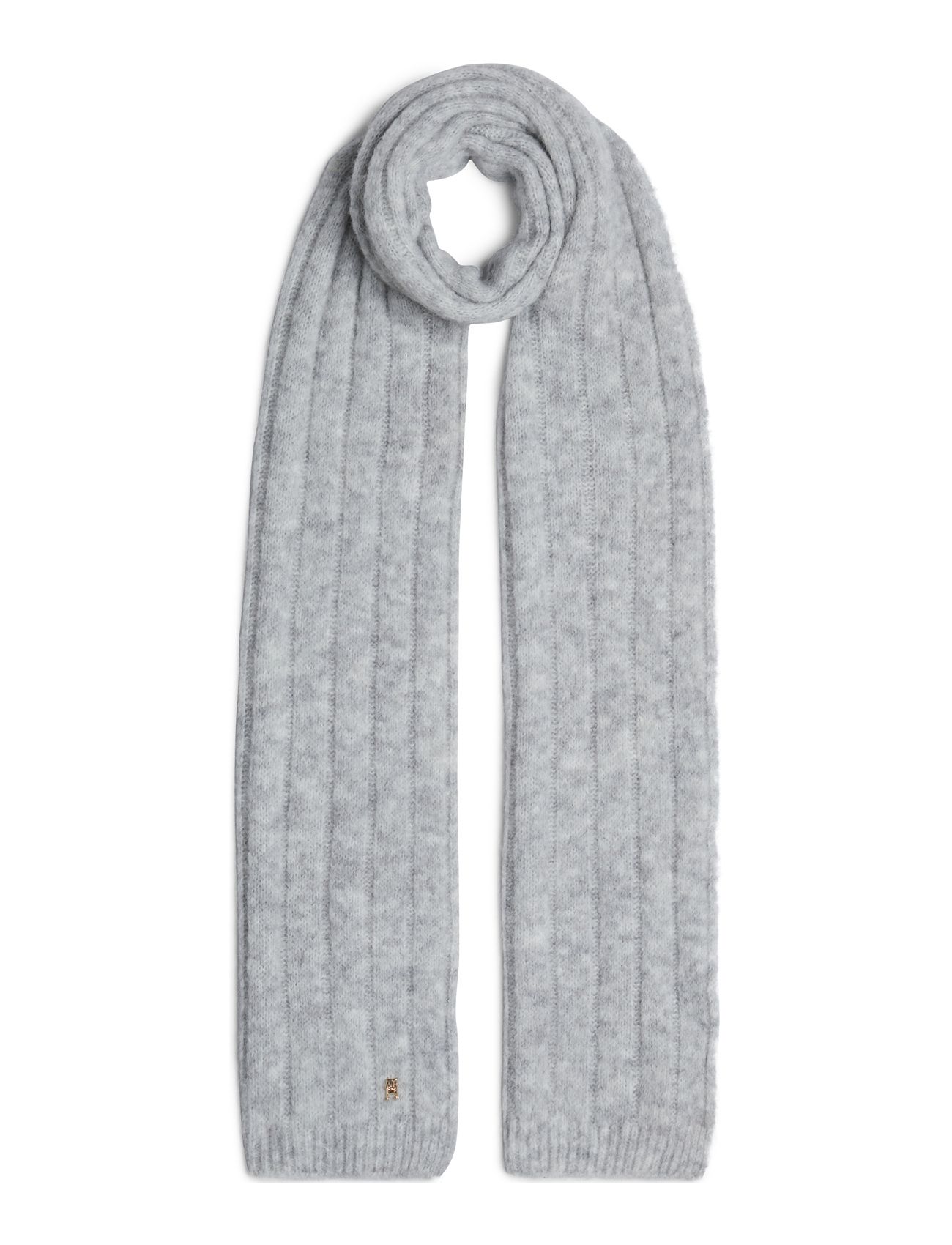 Th Timeless Scarf Grey Tommy Hilfiger