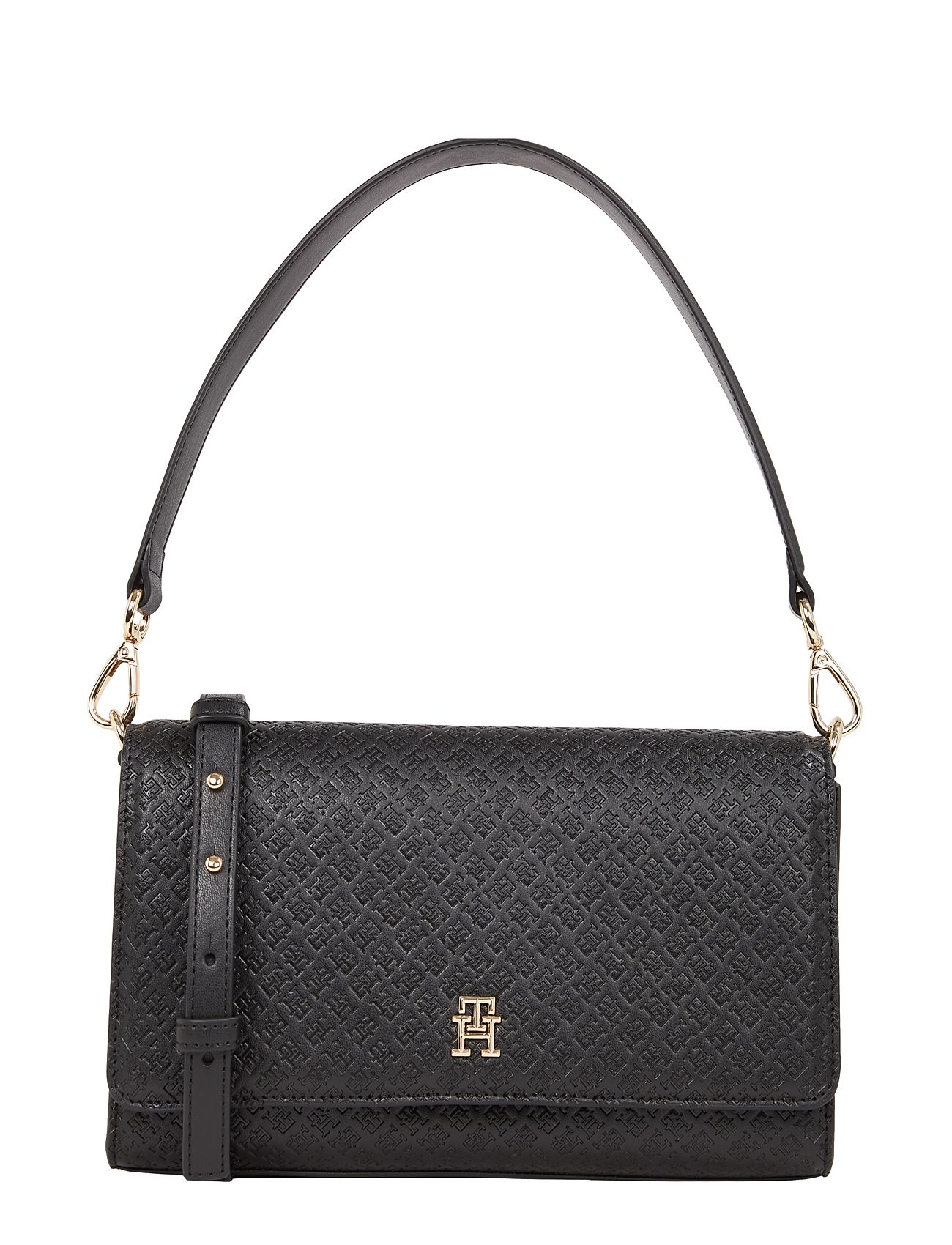 Th Eternity Shoulder Bag Mono Black Tommy Hilfiger