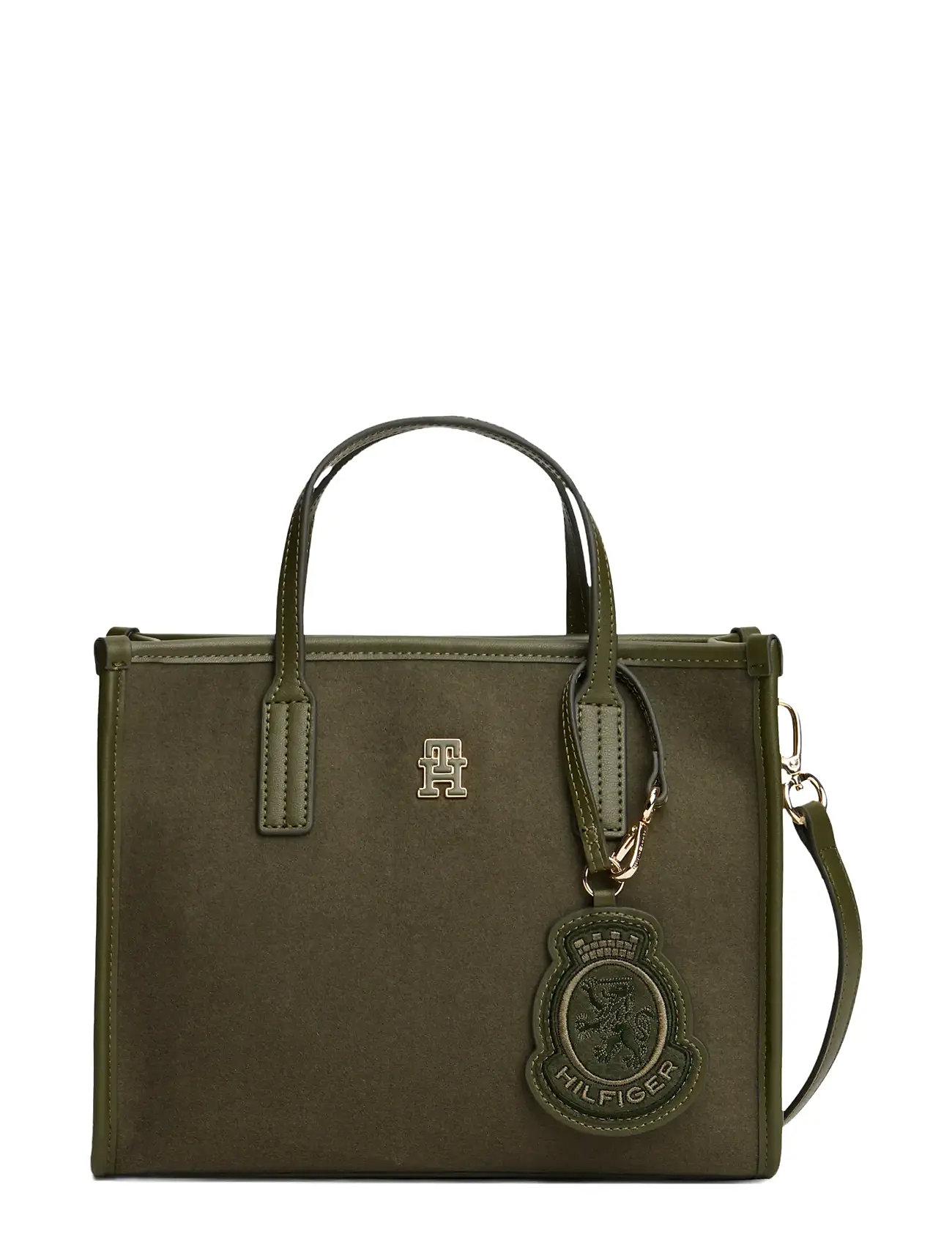 TOMMY HILFIGER Th City Klein Tote Melton Khaki - One Size - Damen