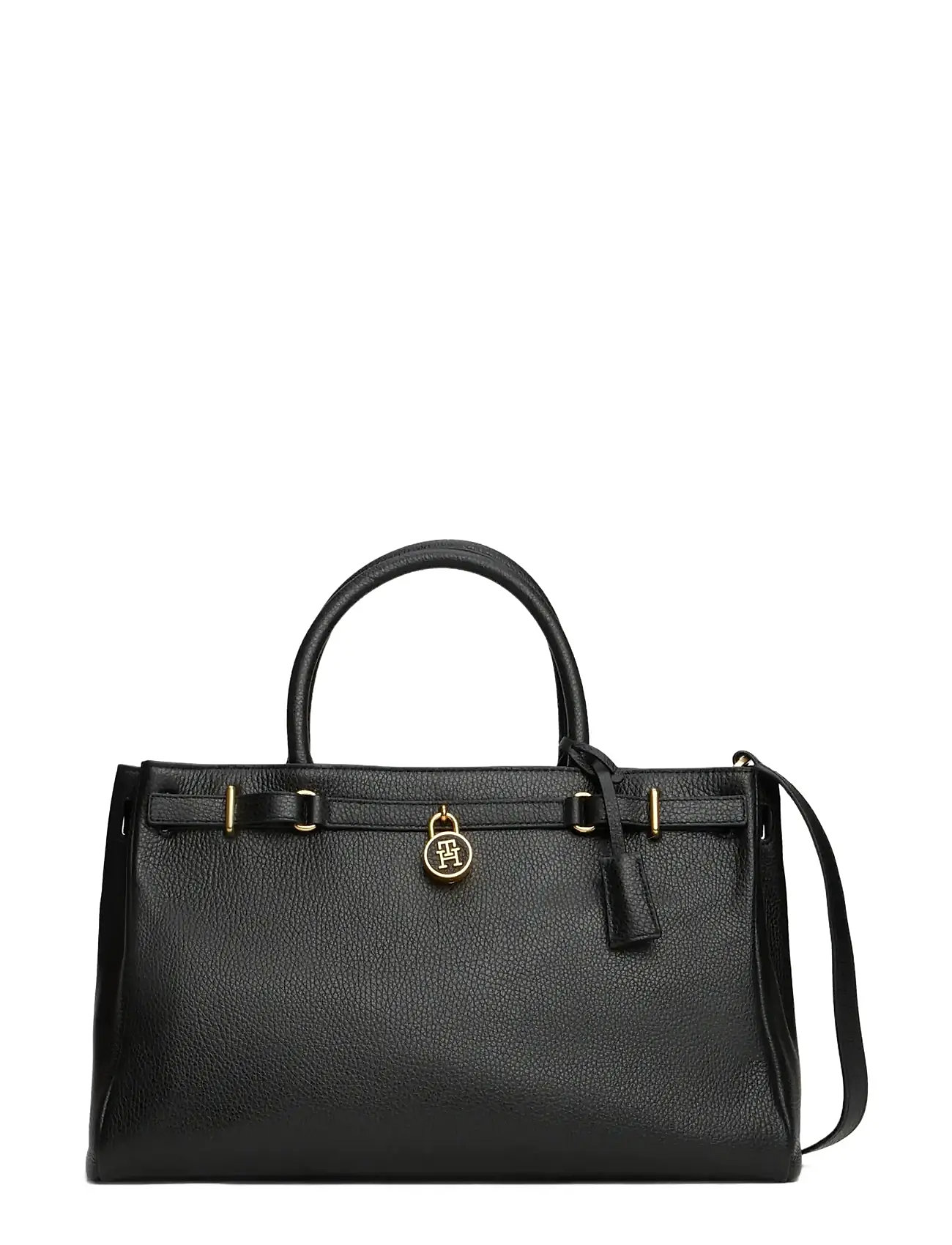 TOMMY HILFIGER American Icon Tote Leder Schwarz - One Size - Damen
