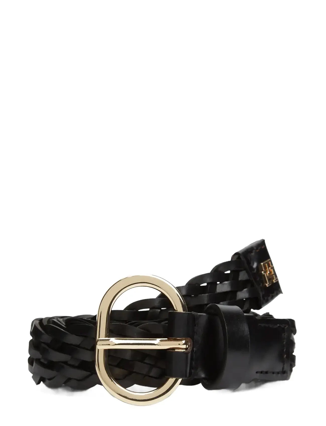 TOMMY HILFIGER Th Chic 2.5 Woven Leder Schwarz - 80 - Damen