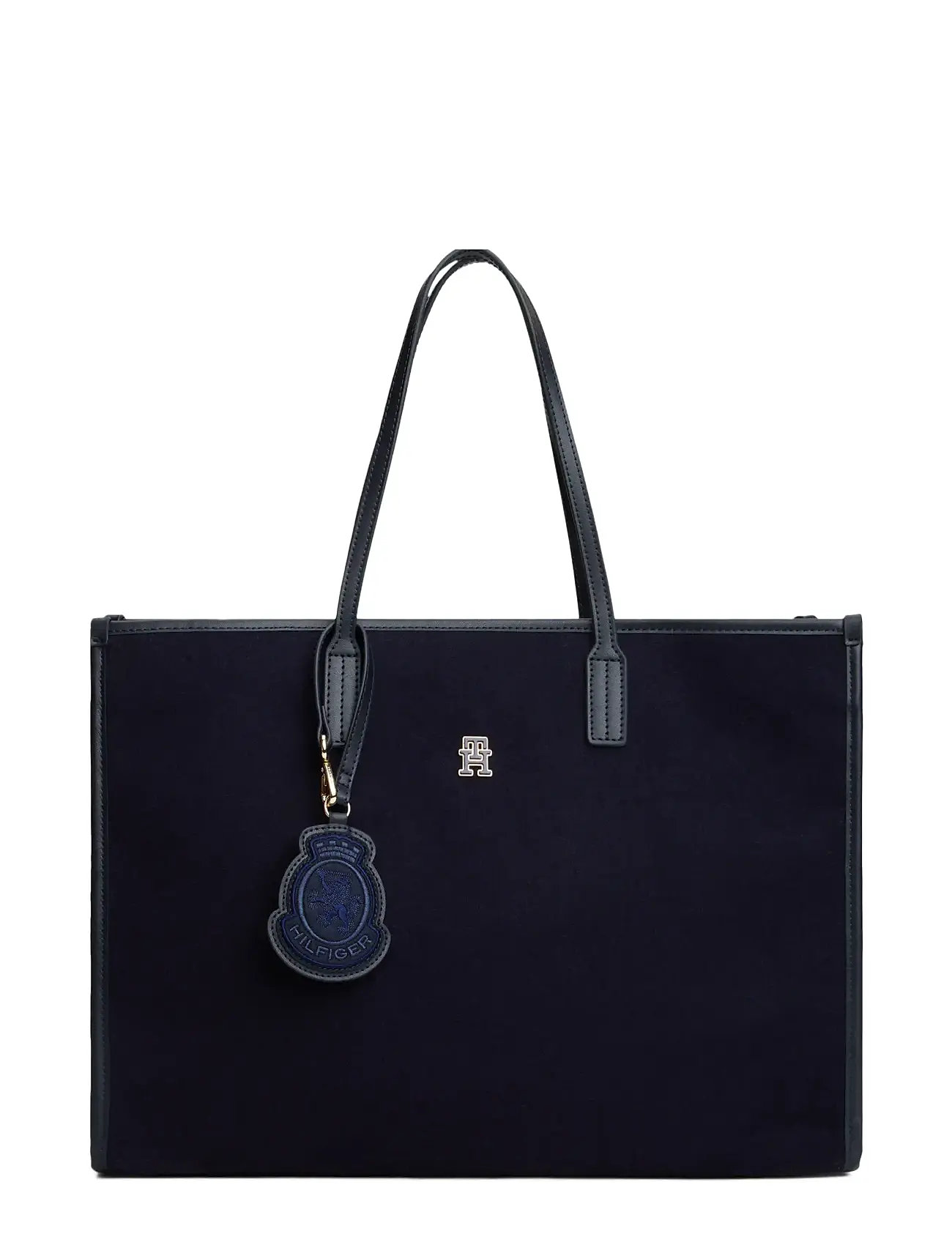 TOMMY HILFIGER Th City Large Tote Melton Navy - One Size - Damen