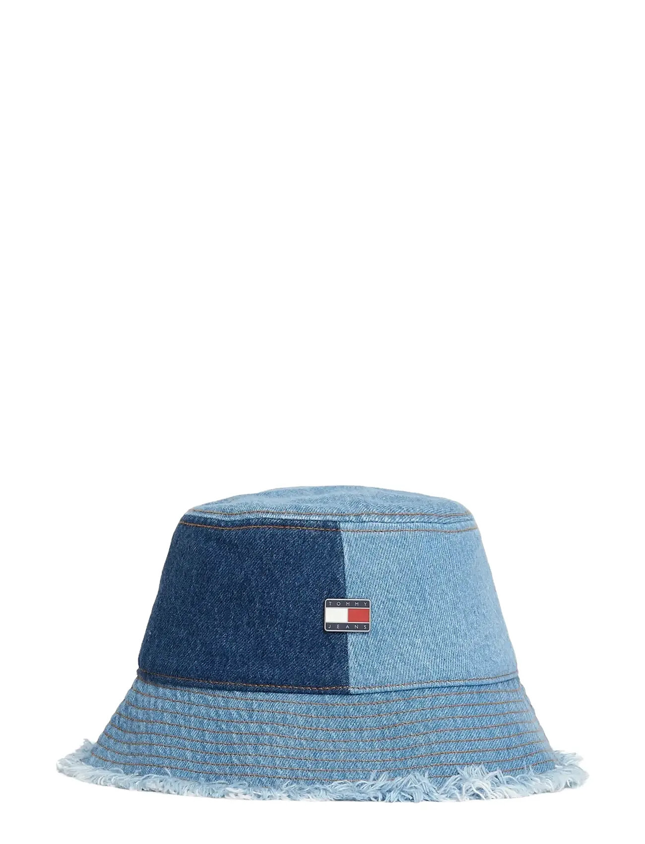 Tommy Hilfiger Tjw Denim Patchwork Bucket, One Size, Blue, Hovedbeklædning > Spandhatte, Dame