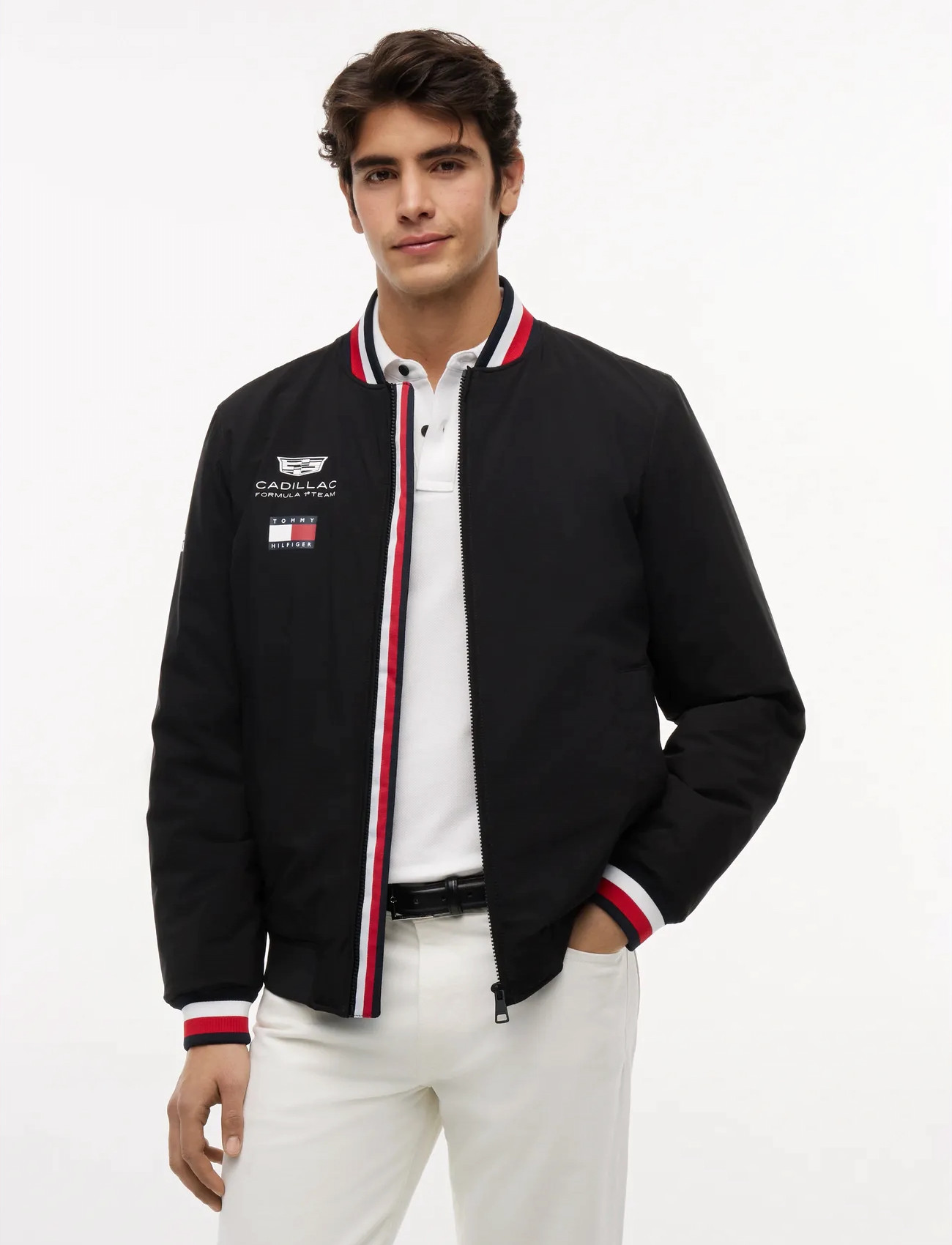 Tommy Hilfiger Th X Cf1 Replica Varsity, M, Black, Jakker > Bomberjakker, Dame