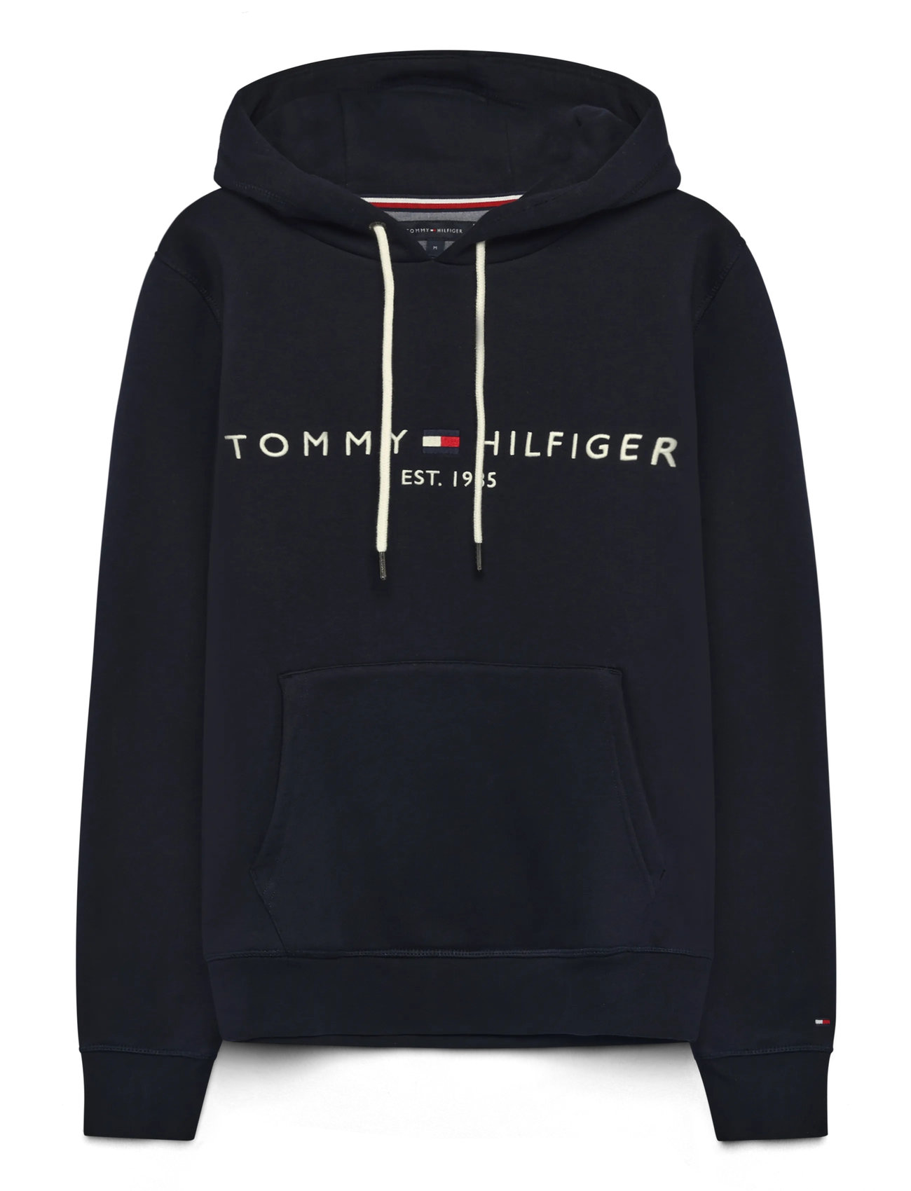 Tommy Hilfiger Core Tommy Logo Hoody, 3XL, Navy, Sweatshirts & Hættetrøjer > Hættetrøjer, Herre