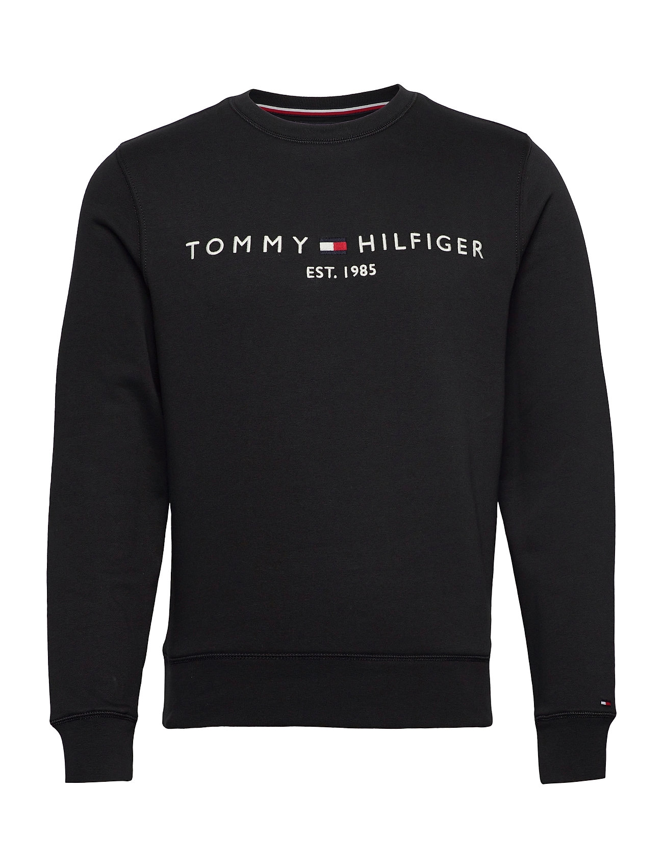 Tommy Logo Sweatshirt Svetari Collegepaita Musta Tommy Hilfiger