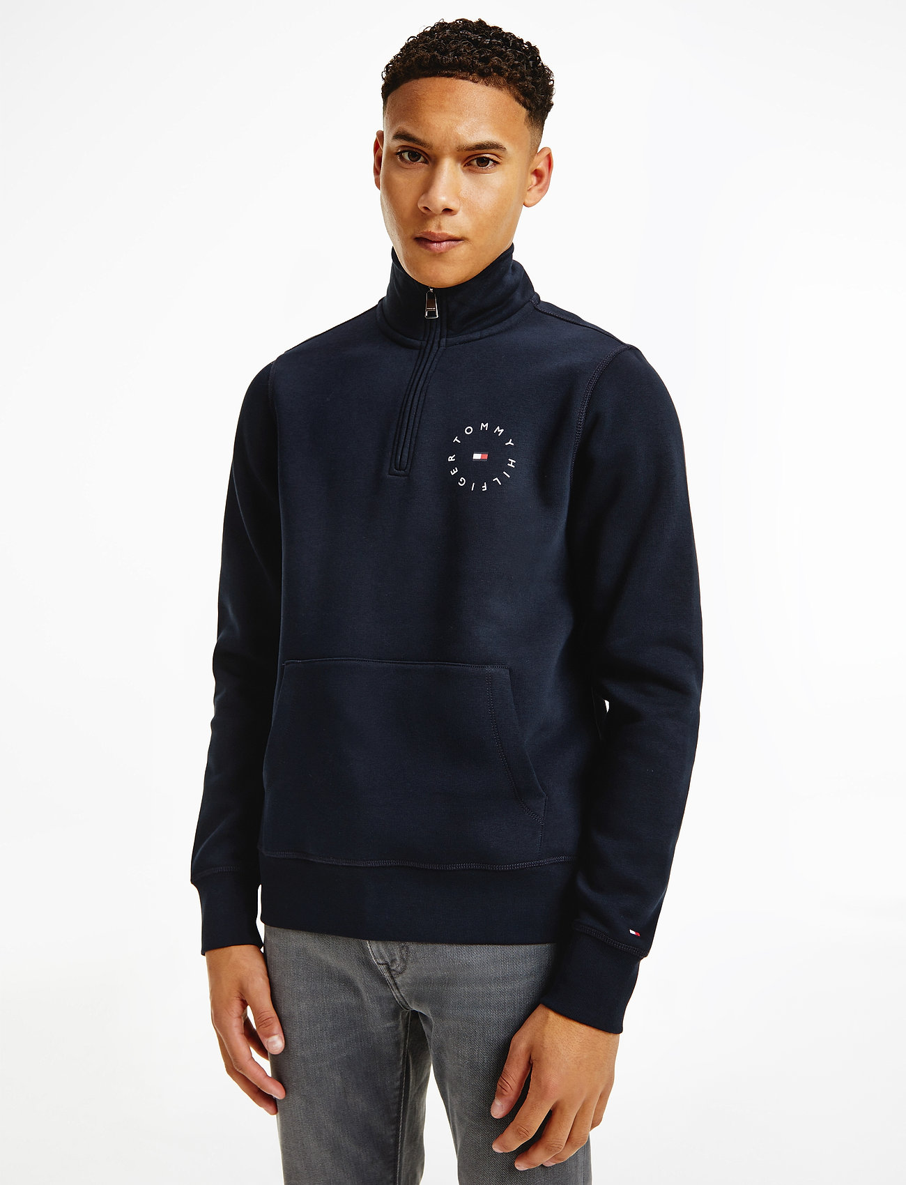 tommy mock neck